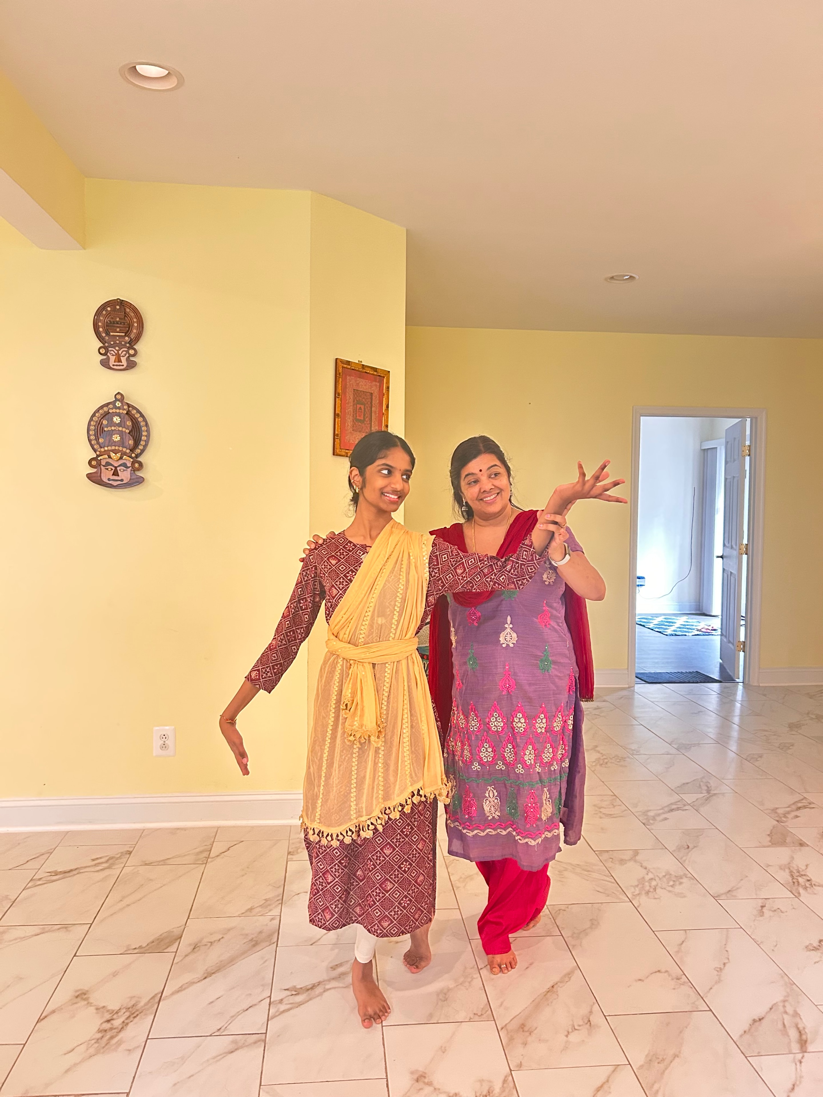 Guru Mallika garu with Sumedha