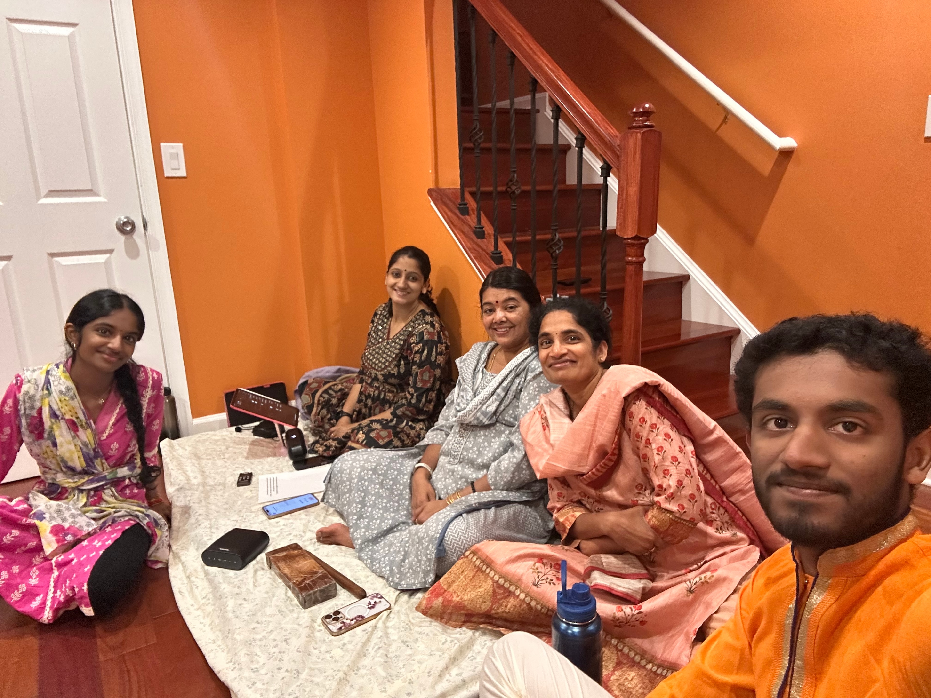 Family and friends gathering